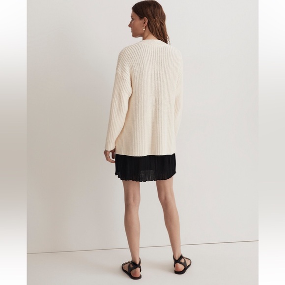 Madewell Textural-Stitch V-Neck Cardigan Sweater XXS - Picture 2 of 8